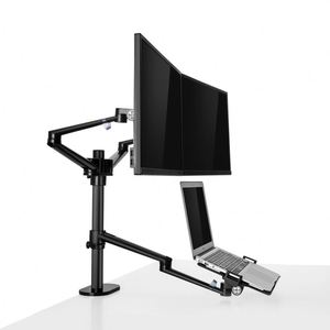 Adjustable Triple Monitor Arm for Three LCD/LED Monitors 360 Degree Rotation & 180 Degree Swivel New <b>Desk</b> Stand Mount Bracket - Product Image 6
