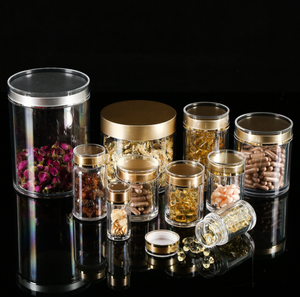 Net vücut hap/şeker/çay yaprağı/safran/cordycep/kapsül/toz konteyner tutun küçük oyuncak/Yıldız çok boyutlu akrilik tüp şişesi - Product Image 1