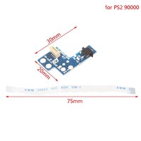 NSLikey 1 ensemble pour PS2 70000 90000 Interrupteur marche/arrêt de mise sous tension avec câble ruban flexible 8 broches