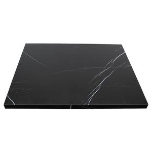Cubierta de Mesa de Piedra Negra Moderna con Vetas Blancas, Borde Recto, para Uso en Escuelas y Hoteles, Resistente al Agua y Ecológica - Product Image 4