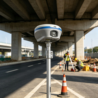 Receptor GNSS RTK de Doble Cámara Láser Hi-Target A40, Instrumento de Topografía, Estación Base y Rover GNSS/GPS para Topografía Terrestre