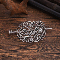 Épingle à cheveux tulipe rétro minimaliste haut de gamme, style Viking Punk, élégante et exquise, mode nordique, personnalisée et créative pour les fêtes
