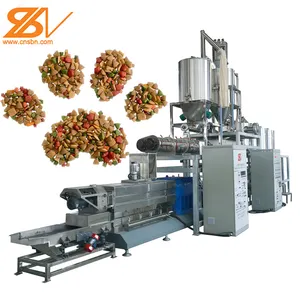 1000kg/h Animal Pet Dog Cat Cattle Cow Horse Floating Sinking Fish Feed Food Processing Making Extruder Machine