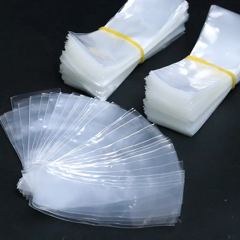 Pe Ops Plastik Pembungkus Panas Menyusut Film Dikemas Dibungkus Bopp Berwarna PE Ldpe Panas Poliolefin Menyusut Film Roll untuk Botol