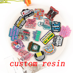 <b>custom</b> Acrylic Planar Resin Flatback Cartoon For DIY Gift Crafts Jewelry Accessories - Product Image 3