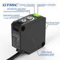 Sensor fotoeléctrico GTRIC de la nueva serie E3JK con salida de relé de difusión de luz, sensor óptico de reflexión difusa infrarroja.