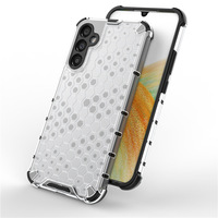 Coque de protection pour Samsung A15, 2 en 1, pare-chocs souple en TPU, dos rigide en PC, design nid d'abeille, antichoc