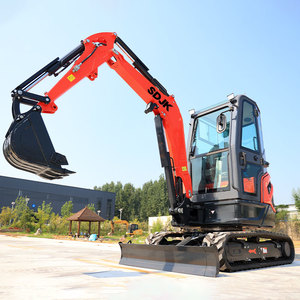 Mini Excavadora con Motor Kubota en Oferta, 3.5 Toneladas, Euro 5, CE, EPA, Mini Excavadora Agrícola de 1 y 2 Toneladas, Mini Bagger, Micro Excavadora - Product Image 3