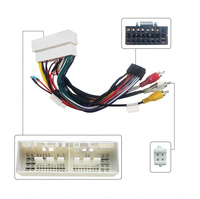 Kabel Adaptor Daya Audio Mobil 16PIN Tembaga Murni PVC untuk Pemutar DVD Android Hyundai Encino Mistra Kia K3 KX5