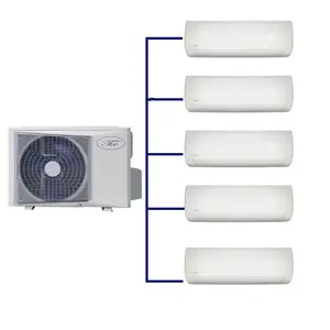 Free match multi split air conditioner 5 zones air conditioner vrf mini 12000btu