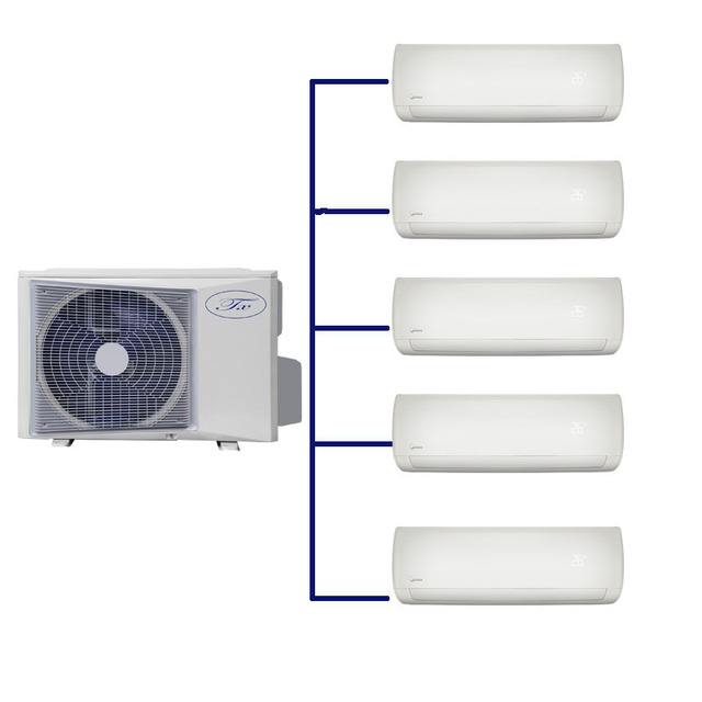 Free Match Multi Split air Conditioner 5 Zones air Conditioner Vrf Mini 12000btu