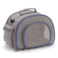 Sac de transport pliable de luxe pour animaux de compagnie (chats et chiens) avec fermeture éclair, étanche, approuvé par les compagnies aériennes pour les voyages – Fournisseur d'usine
