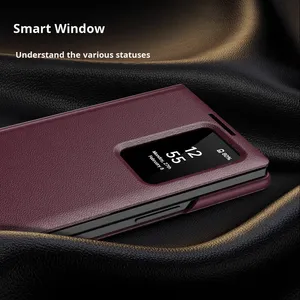 <span class=keywords><strong>Funda</strong></span> Protectora HD para S25 <span class=keywords><strong>Ultra</strong></span> con Diseño Simple, Ranura para Tarjetas, Ventana <span class=keywords><strong>Inteligente</strong></span> y Protección Antihuellas - Product Image 6