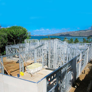 आधुनिक लक्जरी आरामदायक लिविंग मॉड्यूलर घर प्रीफैब होम त्वरित 70 साल के जीवनकाल के साथ प्रकाश स्टील संरचना विला - Product Image 3