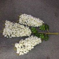 Lot de 12 guirlandes artificielles de glycine en soie, fleurs faites à la main, pour décoration de maison, fête, mariage, Noël, remise de diplôme, Nouvel An