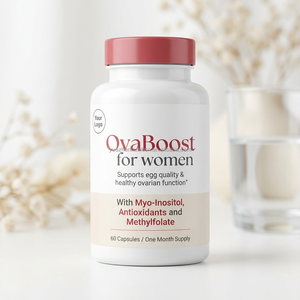 OEM a granel de etiqueta privada Ovaboost Coq10 y vitaminas suplemento de fertilidad natural para mujeres con buen precio para adultos - Product Image 1