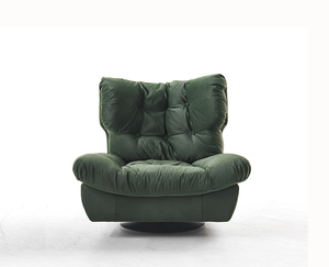 Sillón Individual <span class=keywords><strong>Vintage</strong></span> de Respaldo Alto, Personalizado, de Alta Gama, para Vestíbulo de Hotel, Tapizado en Terciopelo, con Respaldo Curvo y Brazos con Diseño de Cabeza de Tigre - Product Image 2