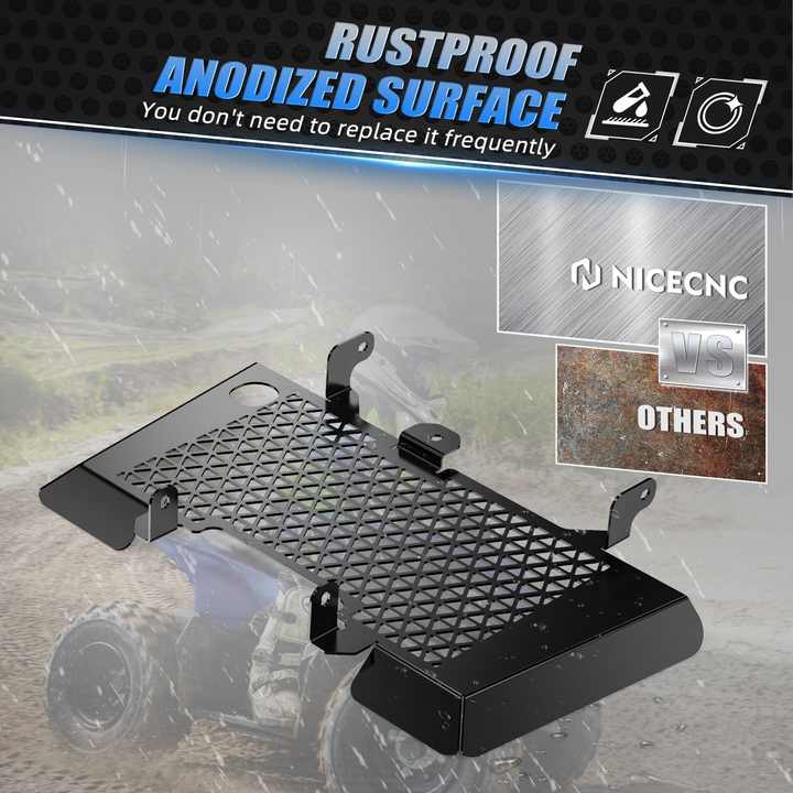 4mm Aluminum A-arm Skid Plates YFZ450R YFZ450X 4mm Aluminum A-Arm