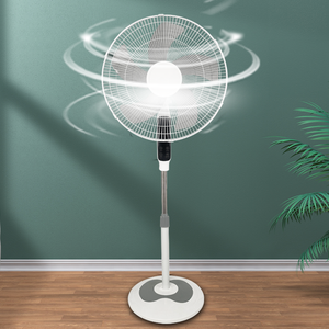 Ventilateur vertical électrique <span class=keywords><strong>de</strong></span> 18 pouces Moteur en aluminium à 5 lames Contrôle mécanique Usage domestique - Product Image 1