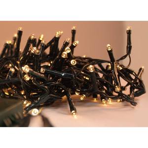 300 LUMIÈRES DE NOËL À LED, BLANC CHAUD, À BATTERIE, 15+0,3 M, CÂBLE VERT - Product Image 1