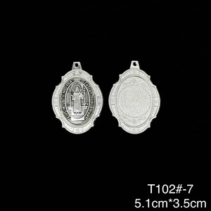 Lớn Công Giáo Saints Huy Chương Tôn Giáo Thủ Công Mỹ Nghệ Bạc Phước Lành Bảo Vệ Đức Trinh Nữ Maria Chúa Giêsu St. Benedict Mặt Dây Chuyền quyến rũ Cho Tự Làm - Product Image 4