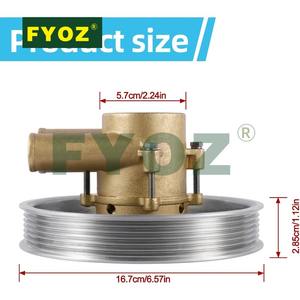 ปั๊มน้ำทะเลดิบ21212799สำหรับ5.0L <span class=keywords><strong>Volvo</strong></span> <span class=keywords><strong>Penta</strong></span> <span class=keywords><strong>V8</strong></span> 5.7L V6 gxi GL แทนที่ #3812519เพลาข้อเหวี่ยงติดตั้งปั๊มน้ำทะเล - Product Image 4