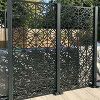 Fournitures de jardin : Panneaux décoratifs d'écran de jardin et panneaux de clôture en composite WPC pour l'intimité