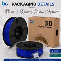 Filamen Printer 3D Becreative ABS Grosir 1.75mm 1KG Kekuatan Tinggi Tahan Panas Kompatibel dengan Extruder Direct Drive Bowden