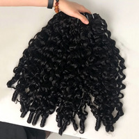 Paquetes de Cabello Rizado Birmano Virgen Crudo sin Procesar con Cutícula Alineada al por Mayor, Extensiones de Cabello Humano, Proveedor de Paquetes de Cabello Crudo