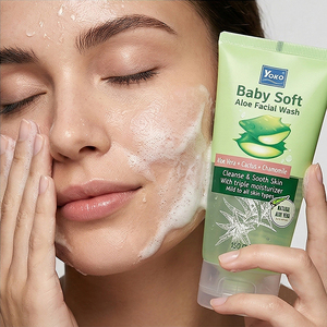 Y628 YOKO BABY SOFT ALOE FACIAL WASH 150ML Formule douce nettoyante en profondeur et hydratante, élimine la saleté et l'excès de sébum sans dessécher - Product Image 4