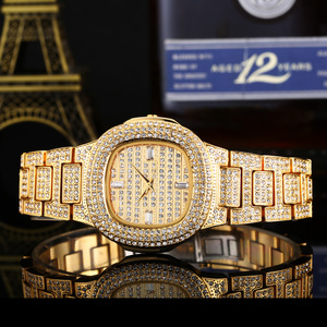 Montre pour femmes haut de gamme, tendance, à la mode, sertie de diamants, style anglais, étanche, best-seller - Product Image 1