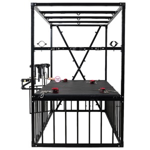 BDSM <span class=keywords><strong>sexo</strong></span> Hotel dormitorio integrado esclavo jaula restricción mazmorra gran restricción X marco juguetes sexuales MUEBLES CAMA sexual multifunción - Product Image 6