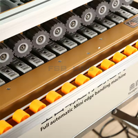 Machine à chants de bord automatique pour chants courbes et droits, petite, pour le travail du bois domestique