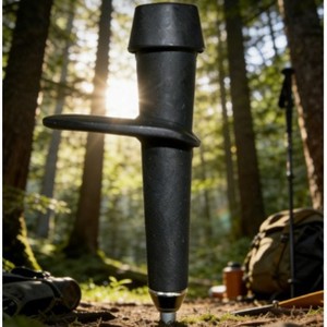 Trekking Pole Tip <b>Tungsten</b> Steel Alloy Adjustable Hiking Mountaineering Outdoor Folding Stick Accessory - Product Image 5