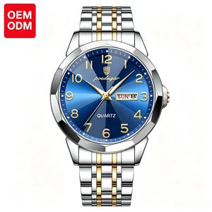 VVS Charm Decorativo Reloj Cuarzo Cristal Mineral 42mm Banda Acero Inoxidable 20mm Aguja Fecha OEM ODM Low MOQ - Product Image 1