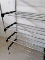 Derniers modèles de meubles de rangement pour chaussures à six niveaux pour salon - Armoire à chaussures