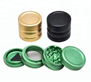 Nuevo no stick 2,2 pulgadas 4 parte aviones de aluminio herb grinder - Product Image 6