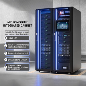 Chất lượng cao Giải pháp tủ với điều hòa không khí thông minh máy chủ Giá hệ thống làm mát Modular trung tâm dữ liệu mạng thông minh máy chủ - Product Image 6