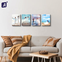 Cadre photo collage Mixtiles, tuiles en mousse photo, décoration intérieure, cadres photo 8x10''