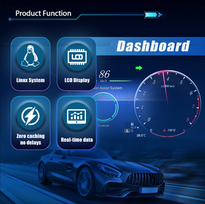 Nuevo Panel de Instrumentos Digital con Pantalla LCD de 12.3'' para W205, Velocímetro para Clase C GLC X253, CarPlay Inalámbrico - Product Image 3