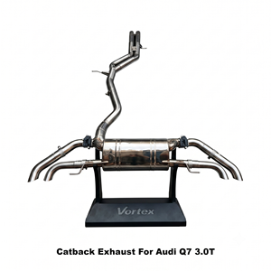 Escape de alto rendimiento Vortex de acero inoxidable con válvula electrónica para Audi Q7 3.0T 2020-2024 Tuning - Product Image 1