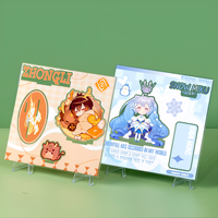 Support de table en acrylique transparent personnalisé, détachable, avec illustration pleine page, impression recto-verso, charme anime Miku