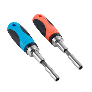 <b>Multi</b> Functional Ratchet <b>Screwdriver</b> <b>Bit</b> And Socket Set 1/4 In Steel Portable Household Repair Tool - Product Image 4