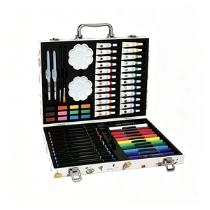 Customized Children's Art <strong>Drawing</strong> <strong>Cartoon</strong> Marker Pen 66-Piece Custom Box Set Art <strong>Colored</strong> Pencils Crayons Oil Pastel Set - Product Image 6