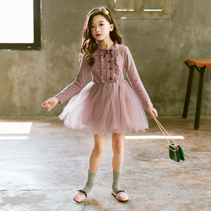 Online Shop China <b>Children</b> Clothes Vintage Lace Baby <b>Princess</b> Girls Layered <b>Dress</b> From China Supplier - Product Image 6