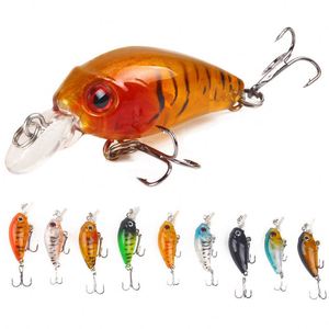 Wholesale OEM 45mm/3.8g Top Water <b>Floating</b> Crank <b>Fishing</b> Lure 7-color Artificial Plastic Hard Sea Bass Lake Saltwater Fish Cod - Product Image 1
