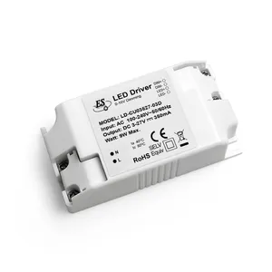 جهاز إضاءة Led مقاوم للماء Es Ce 3-14v Ac-dc 9W, تيار مستمر ، تيac ، خافت ، تيار مستمر ، 700ma ، تيار مستمر ، مقاوم للماء