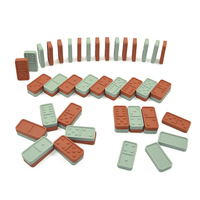 Ensemble de jouets en Silicone pour enfants, 28 pièces, figurines Dodo Domino
