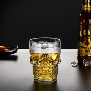 Wholesale Clear <strong>Custom</strong> <strong>Design</strong> 540ml Unique Shaped Body Beer Glass <strong>Mug</strong> bar Party Used OEM Beer Glass Cup with Handle - Product Image 6