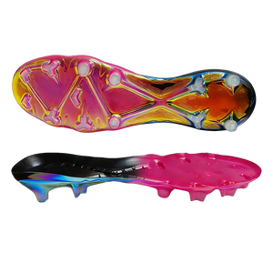HT-9K0050 Suela de Fútbol de TPU con Buen Diseño, Electrochapada con Efecto Arcoíris, Antideslizante, Ligera, Duradera, Brillante y con Color Personalizable - Product Image 3
